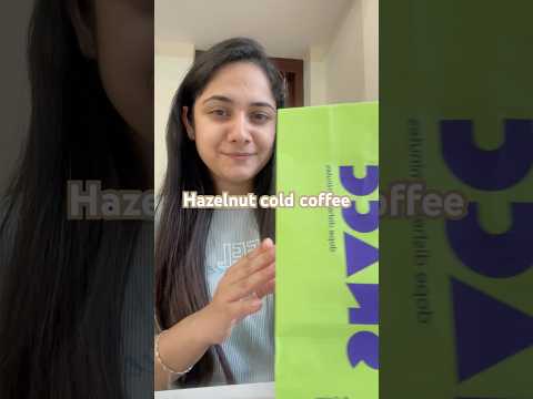 Hazelnut cold coffee from SNACC by @SwiggyIndia review #viral  #coffee #hazelnutcof #coldcoffee