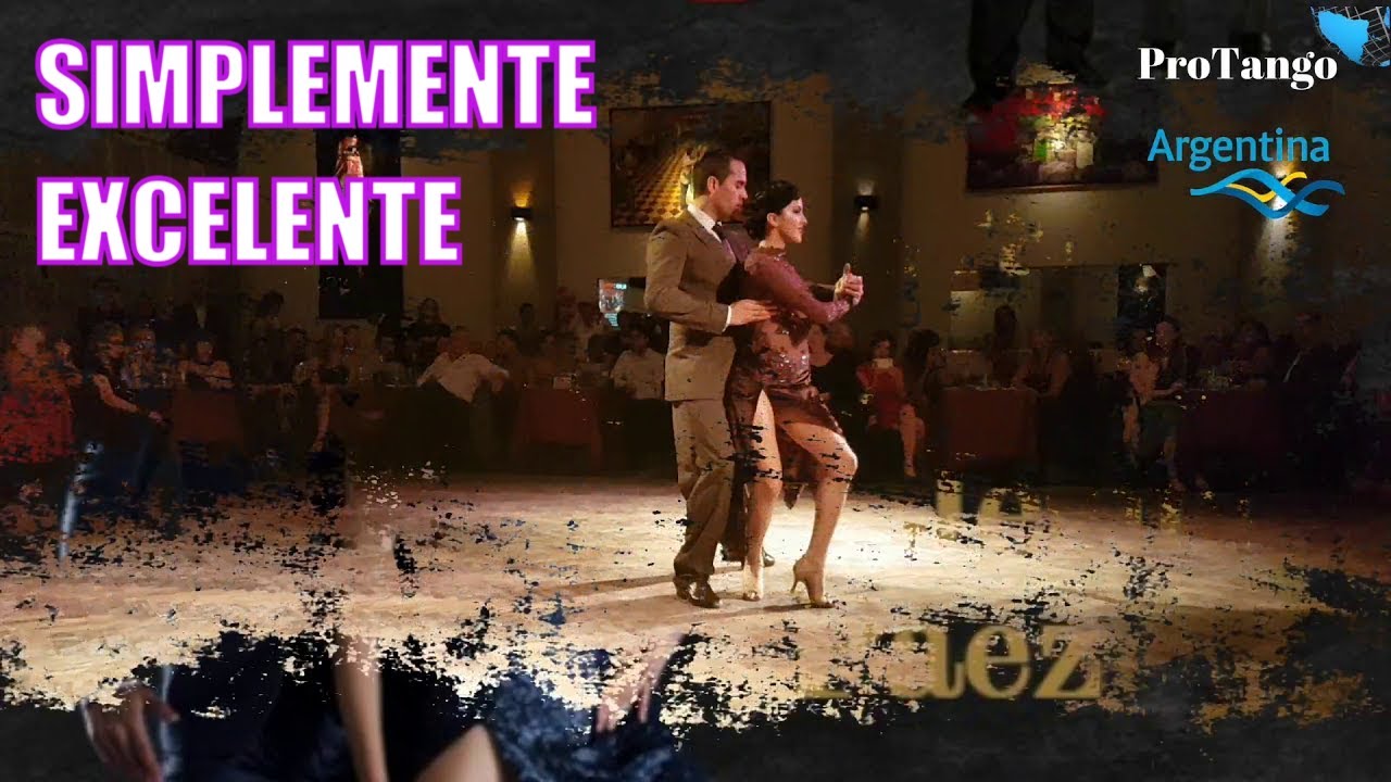 Lara Duarte, Jesús Paez en salón Canning, milonga Parakultural 2019