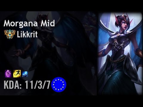 Morgana Mid vs Twisted Fate - Likkrit - EUW Challenger Path 6.4