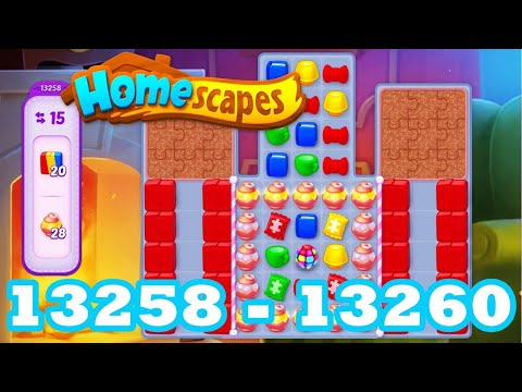 Homescapes Level 13258 - 13260 HD 3 - match puzzle Gameplay | android | IOS | 13259 | GameGo Game