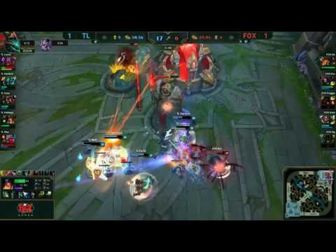 Liquid vs Echo Fox Highlights, Game 3 NA LCS Week 6 Day 3 Summer 2016   TL vs FOX G3