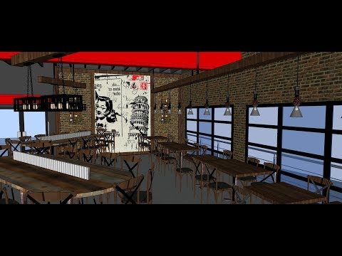 Designer Raymond Haldeman's Conceptual Rendering of 30 W Broad St