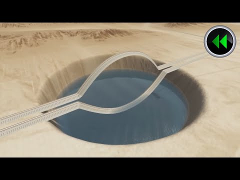 Reverse Trains Crossing Giant Pit vs Impossible Weird Double U Shape Rail Wave Tracks - BeamNG Drive
