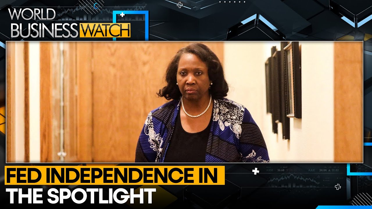 U.S.- Lisa Cook Wins Temporary Court Protection From Firing | WION World Business Watch