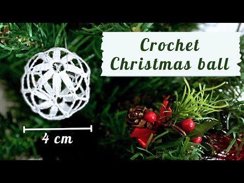 Wow🤩 So EASY Crochet CHRISTMAS BALL | Crochet tutorial for beginners