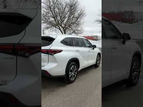 2024 Toyota Highlander Hybrid XLE AWD in White for sale at Forbes Waterloo Toyota in Waterloo, ON