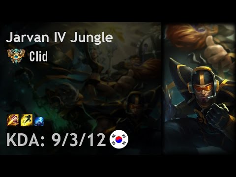 Jarvan IV Jungle vs Lee Sin - Clid - KR Challenger Patch 7.8