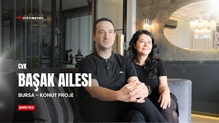 CVK Mobilya olarak Bursa Nilüfer Başak ailesine gerçekleştirmiş olduğumuz konut 