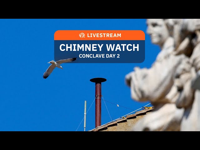 LIVESTREAM: Sistine Chapel chimney for Vatican conclave, Day 2