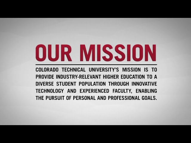 Colorado Technical University video #1