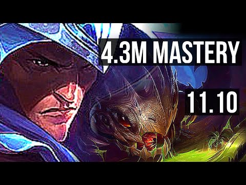 TALON vs KOG'MAW (MID) | 4.3M mastery, 9/1/5, 1800+ games, Legendary | EUW Grandmaster | v11.10