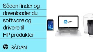 Sådan finder og downloader du software og drivere til HP-produkter