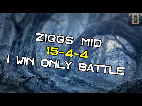 League of Legends - Ziggs - Win Battle But Lose The War 15-4-4