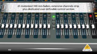 BEHRINGER X32—32-Channel, 16-Bus Total-Recall Digital Mixing Console