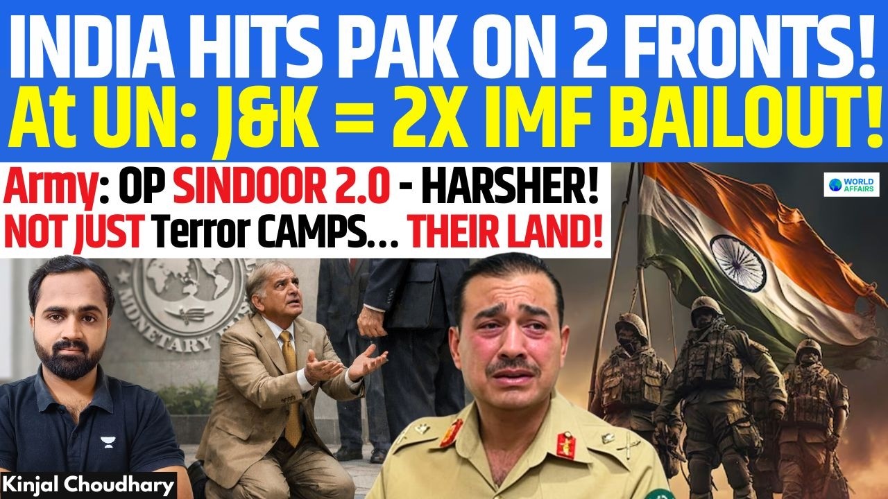 India’s Dual Strike: Exposes Pak Propaganda on J&K | Op Sindoor 2.0 Turns Harsher | Kinjal