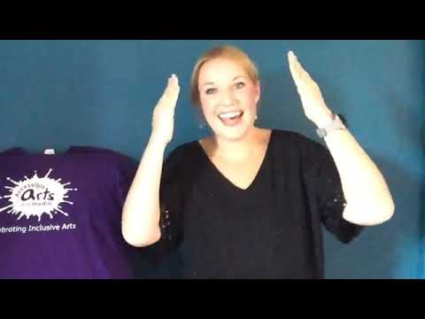 Accessible Arts & Media Online - Singing & Signing with Hannah - Session 24