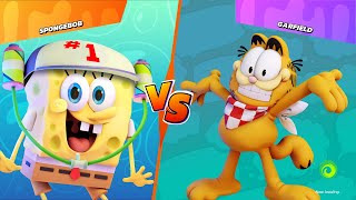 Nickelodeon All-Star Brawl - Spongebob vs Garfield - Gameplay PC 2021