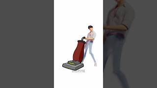 Jinu's Vacuum Disaster 😂 #kpopdemonhunter  #funny #shorts