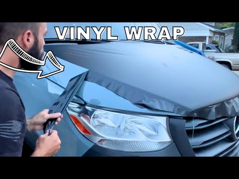 Using 3M Knifeless Tape to cut clean lines on our hood wrap! | Review