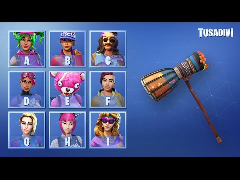 ADIVINA LA SKIN DE FORTNITE POR EL PICO DE SU CONJUNTO - PARTE #2 - DIFICIL | tusadivi