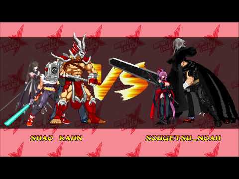 [4K] MUGEN: Eldritch Team Battle – Shao Kahn, Leon, Hayato, Sakuya vs Sougetsu, Xemnas, Guts, Logan