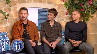 Mamma Mia! 2 Exclusive: Jeremy Irvine, Hugh Skinner &amp; Josh Dylan | Studio 10
