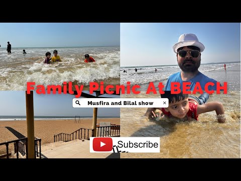 Family Picnic at Beautiful Beach | Musfira and Bilal Show