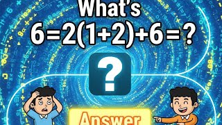 What's 6÷2(1+2)+6 = ? Answer
