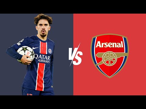 Vitinha vs Arsenal | All defense & passes! | UEFA CL Semi-Finals 2nd Leg (7/5/2025)