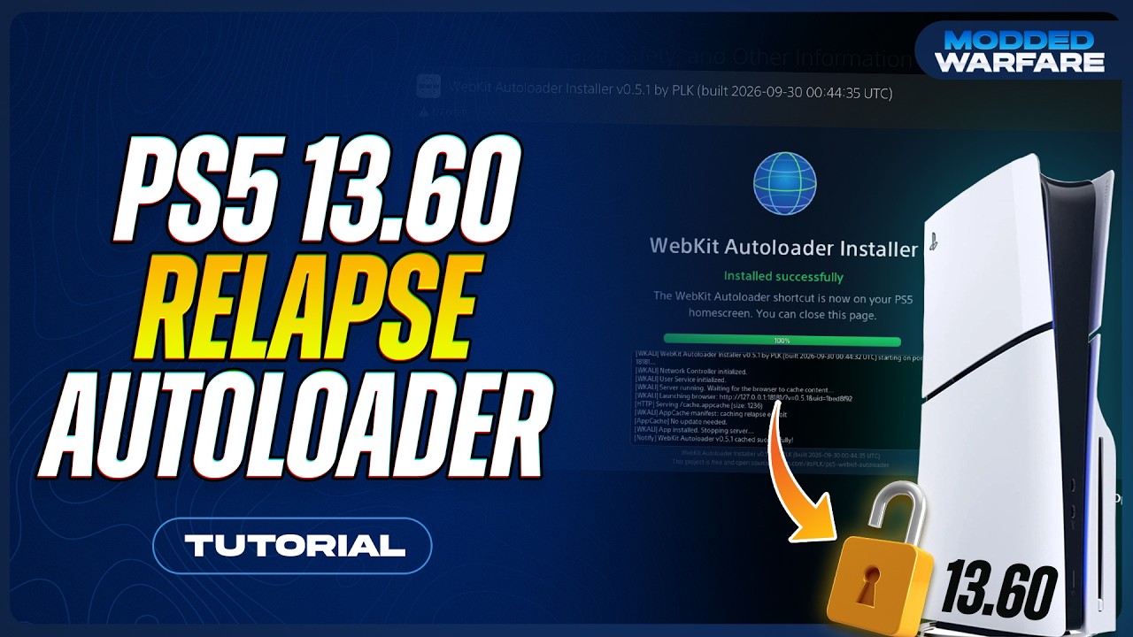 PS5 13.60 Relapse Autoloader Released (Overview & Setup)