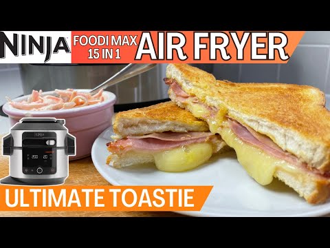 *AIR FRYER* ULTIMATE TOASTIE | CHEESE, HAM & MUSTARD TOASTED SANDWICH - Ninja Foodi 15 in 1 Recipe