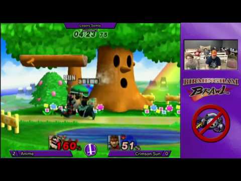 Birmingham Brawl 11 PM Singles LS - CrimsonSun (Snake) vs. Anime (Wario)