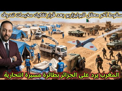 سقوط آخر معقل للبوليزاريو بعد تفكيك مخيمات تندوف، و المغرب يرد على استفزاز الجزائر بطائرة إنتحارية