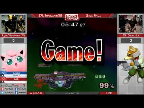 CFL Smackdown 138 Melee - Liquid`Hungrybox (Puff) vs SS | Colbol (Fox) - Grand Finals