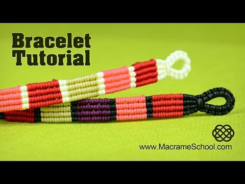 Heart Friendship Bracelet for Valentines Day DIY Tutorial