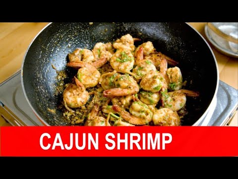 Sauteed Cajun shrimp recipe- with garlic butter sauce | SimpleDeliciousEats