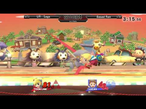 Midwest Mayhem 4 – Pools – UR l Sage (Toon Link) vs. Based Ren (Lucas)