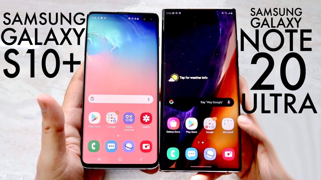 Samsung Galaxy Note 20 Ultra Vs Samsung Galaxy S10+! (Comparison) (Review)