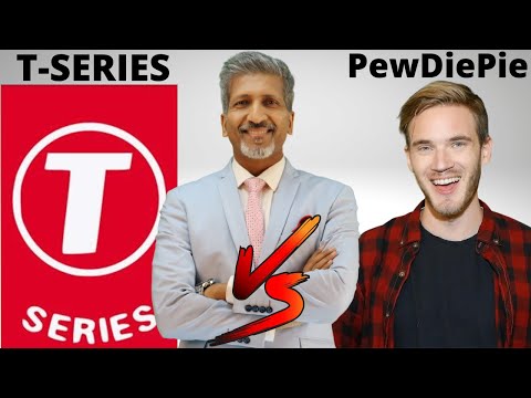 T-Series VS PewDiePie I Youtuber's Comparison I 