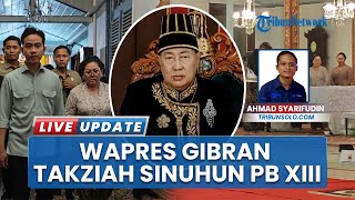Wapres Gibran Datangi Keraton Kasunanan Solo, Ucapkan Bela Sungkawa untuk Sinuhun Pakubuwono XIII