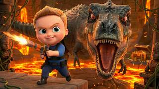 Magical Dino Surprise 🦖 Big City Adventure | 3D Cartoon for Toddlers | Kids Story