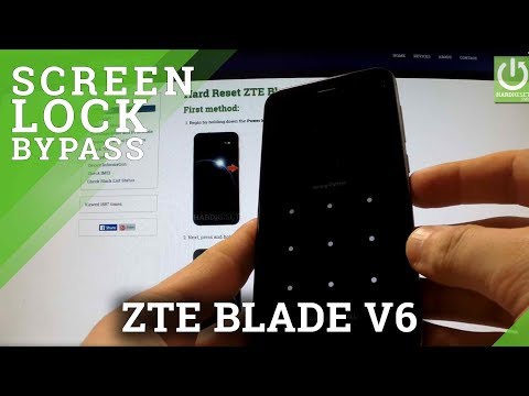 Hard Reset ZTE Blade V6 - bypass Pattern and Password by Recovery Mode
