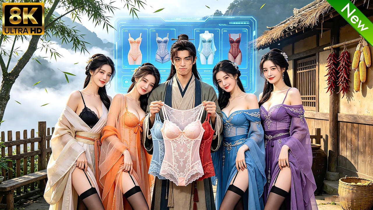 穿越古代开局就绑定宠妻系统，官府直接发给我三位绝世性感妻子！ #爽文 #爽剧 #古装 #穿越