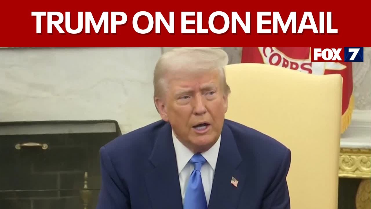 Trump responds questions on Elon's email to federal workers