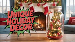 454|Want a CREATIVE Christmas Decoration? Watch This Resin Jar Tutorial