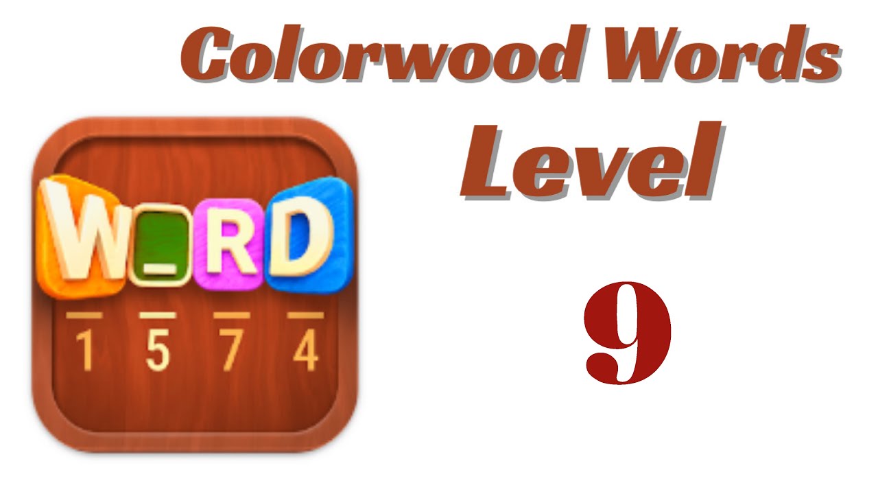 Colorwood Words level 9