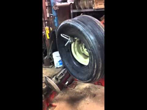 Corghi Tire Changer in action