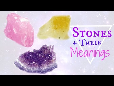 Crystals and Their Meanings │ Benefits + Healing │ Citrine, Amethyst, Rose Quartz Video