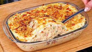 Chega de almoçar arroz com feijão, prepare esse fricassê de frango cremoso e rápido!