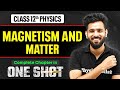Magnetism and Matter Class 12 One Shot: पूरे चैप्टर के Timestamps और Chapters | NCERT Revision | VIJETA 2026 🔥